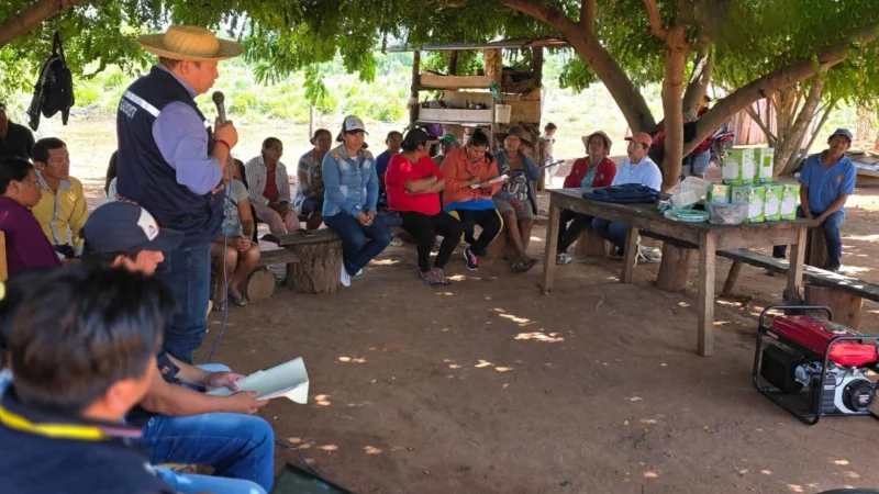 Alcalde Pedro Damián entrega el POA 2025 en Santa María del Amparo: "Planificamos escuchando a nuestra gente"